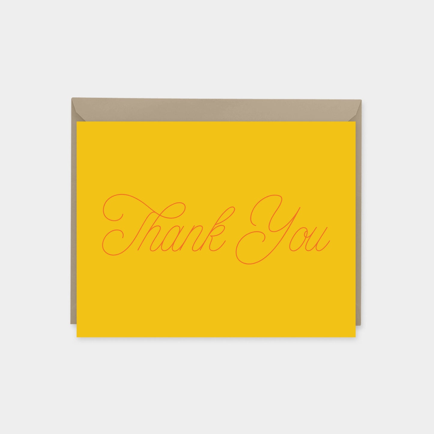 Thank You Cards, Modern Blank Thank You The Design Craft
