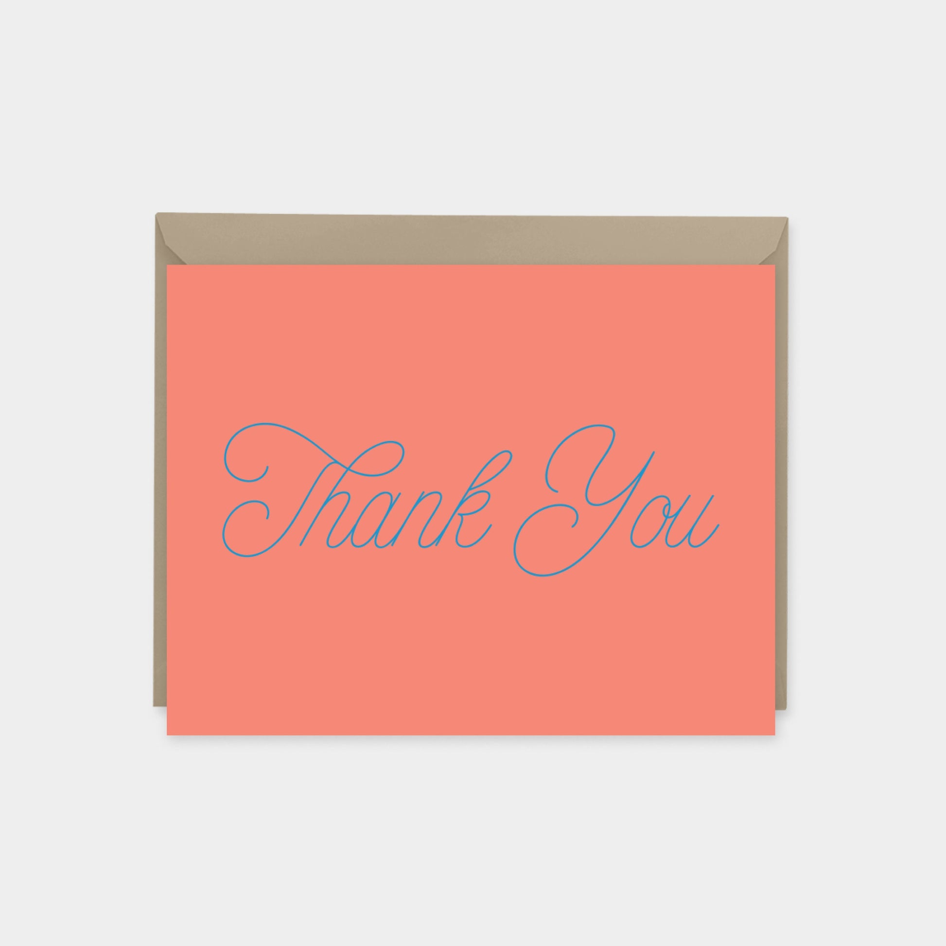 Thank You Cards, Modern Blank Thank You The Design Craft