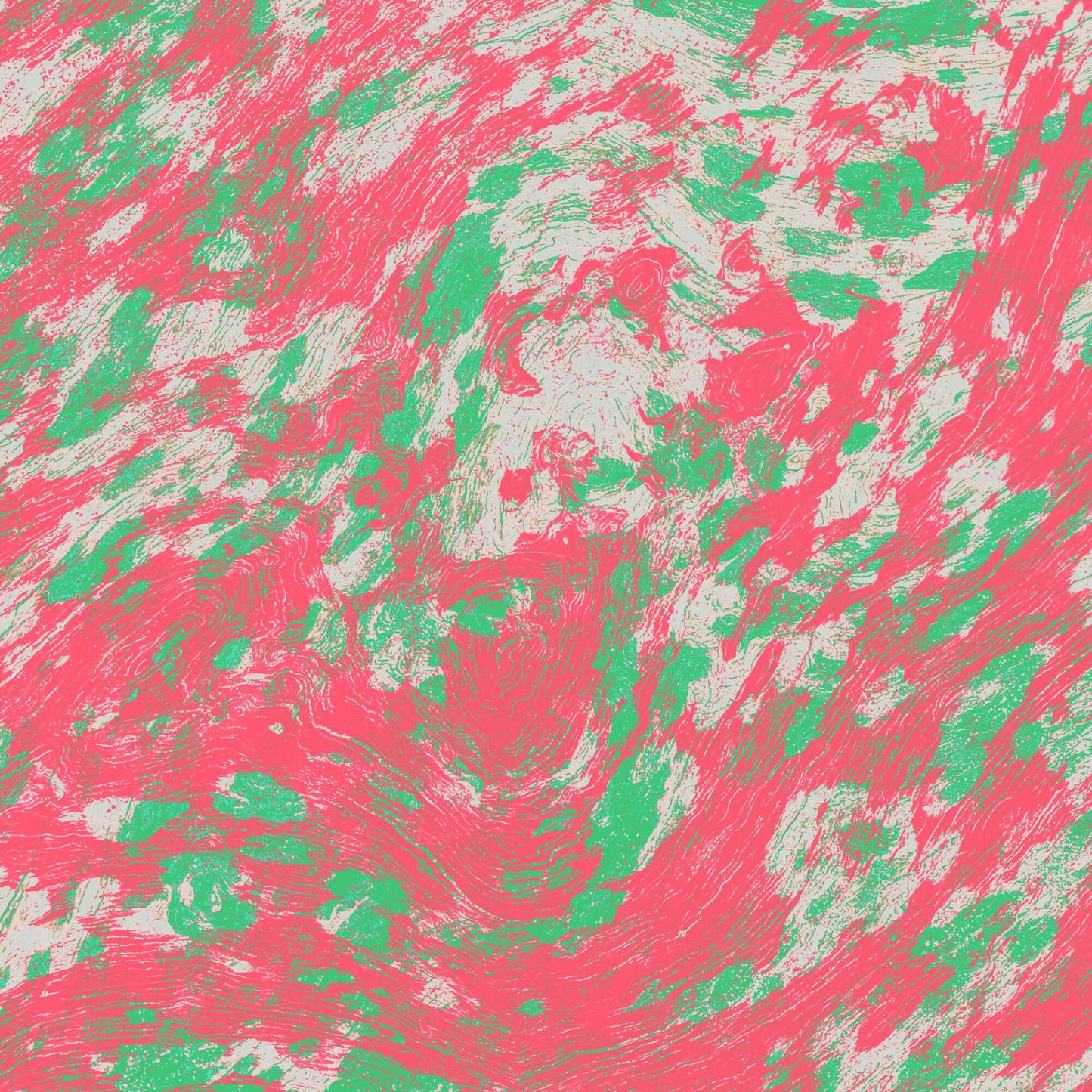 Pink and Green Wood Abstractions Gift