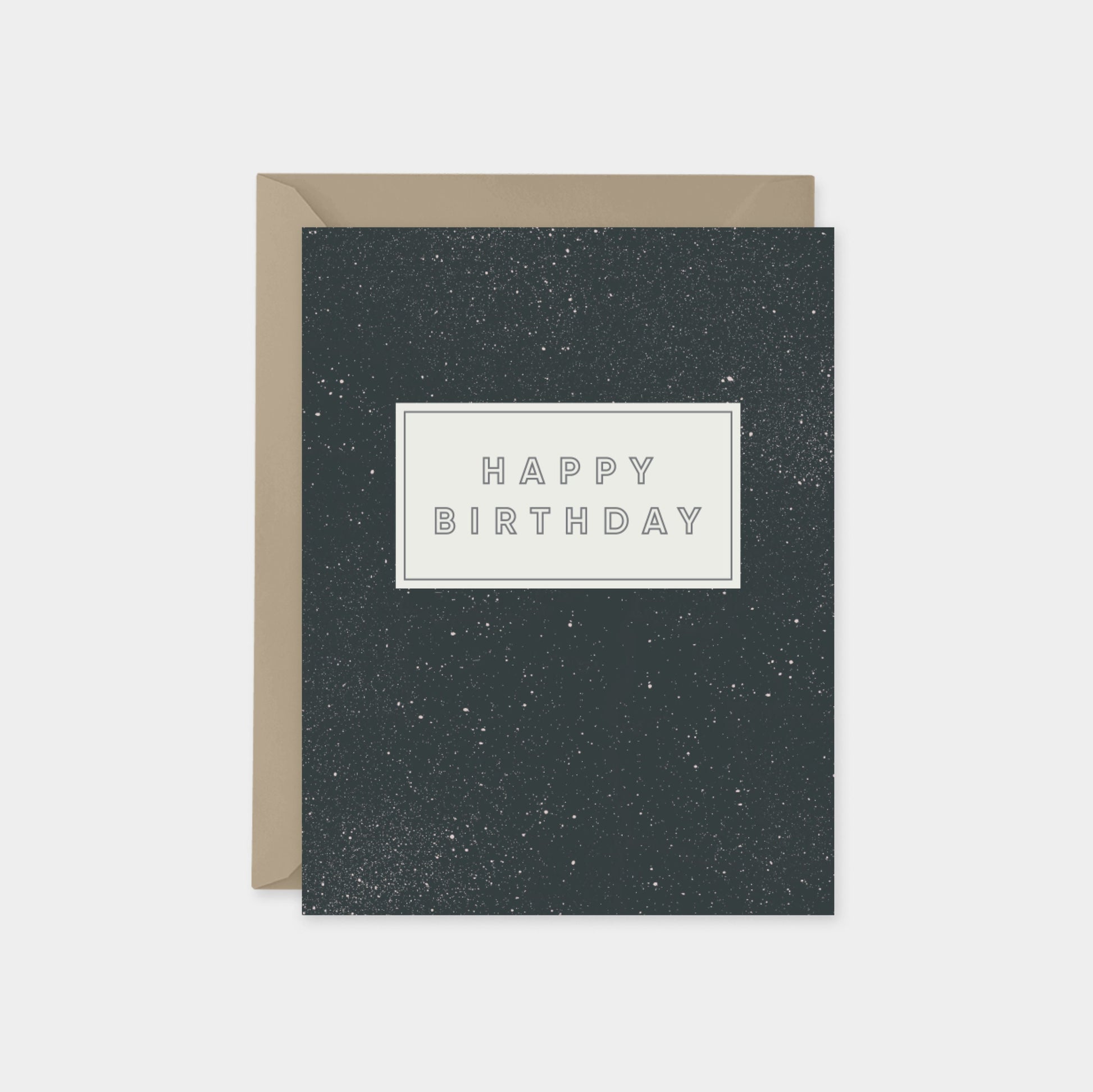 Speckled Happy Birthday Cards, Custom