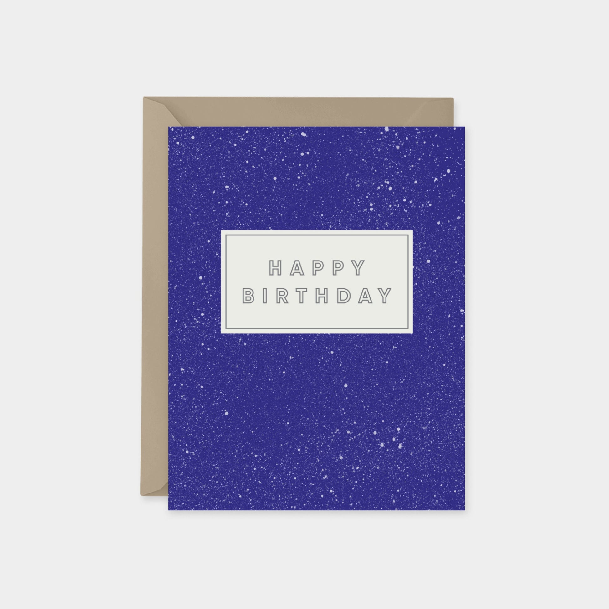 Speckled Happy Birthday Cards, Custom