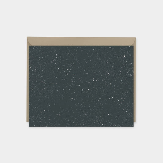 Speckle Card, Blank Thank You, Artistic