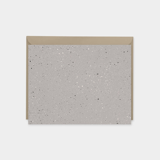 Speckle Card IV, Blank Thank You, Artistic Texture The Design Craft