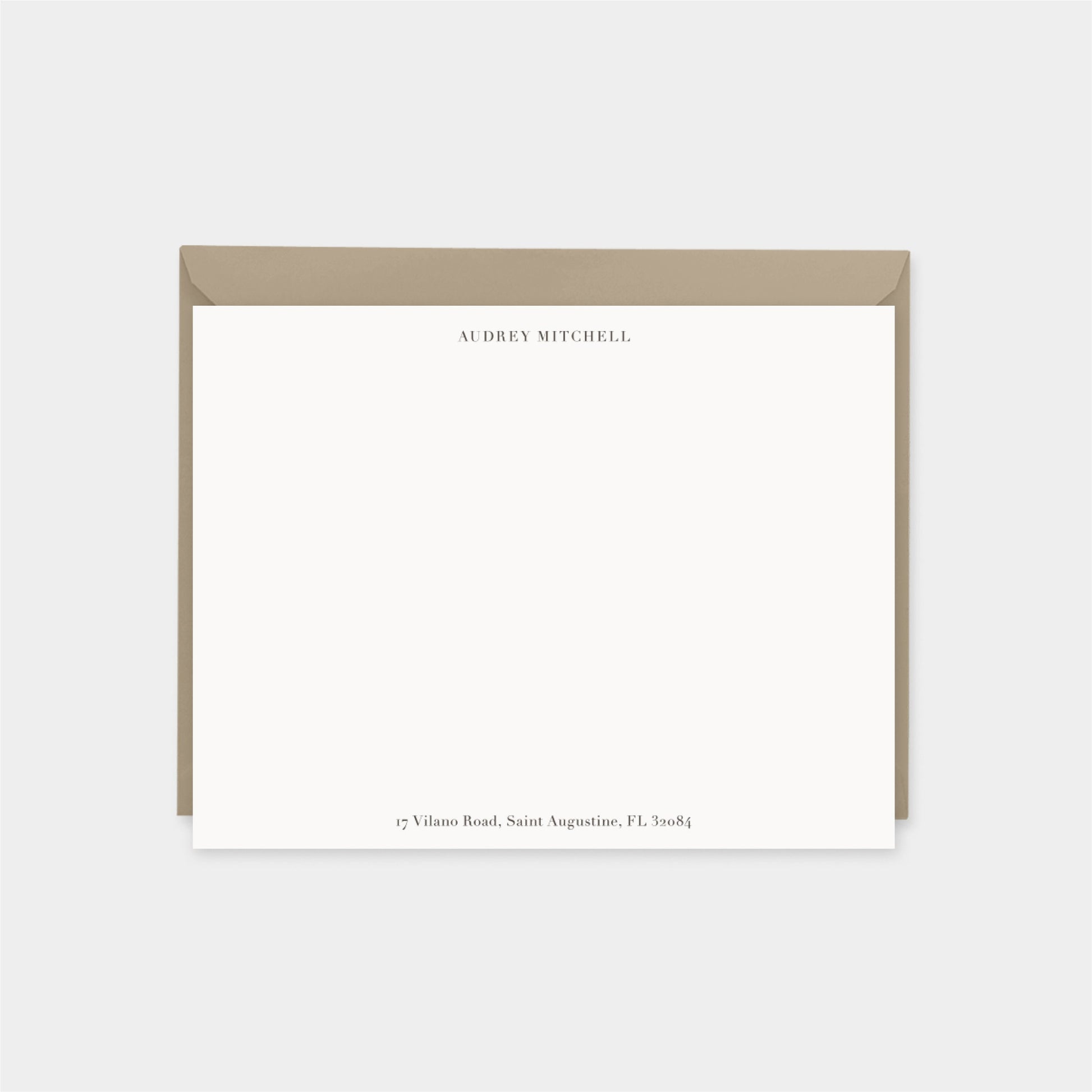 Wood Texture Note Cards, Elegant Note