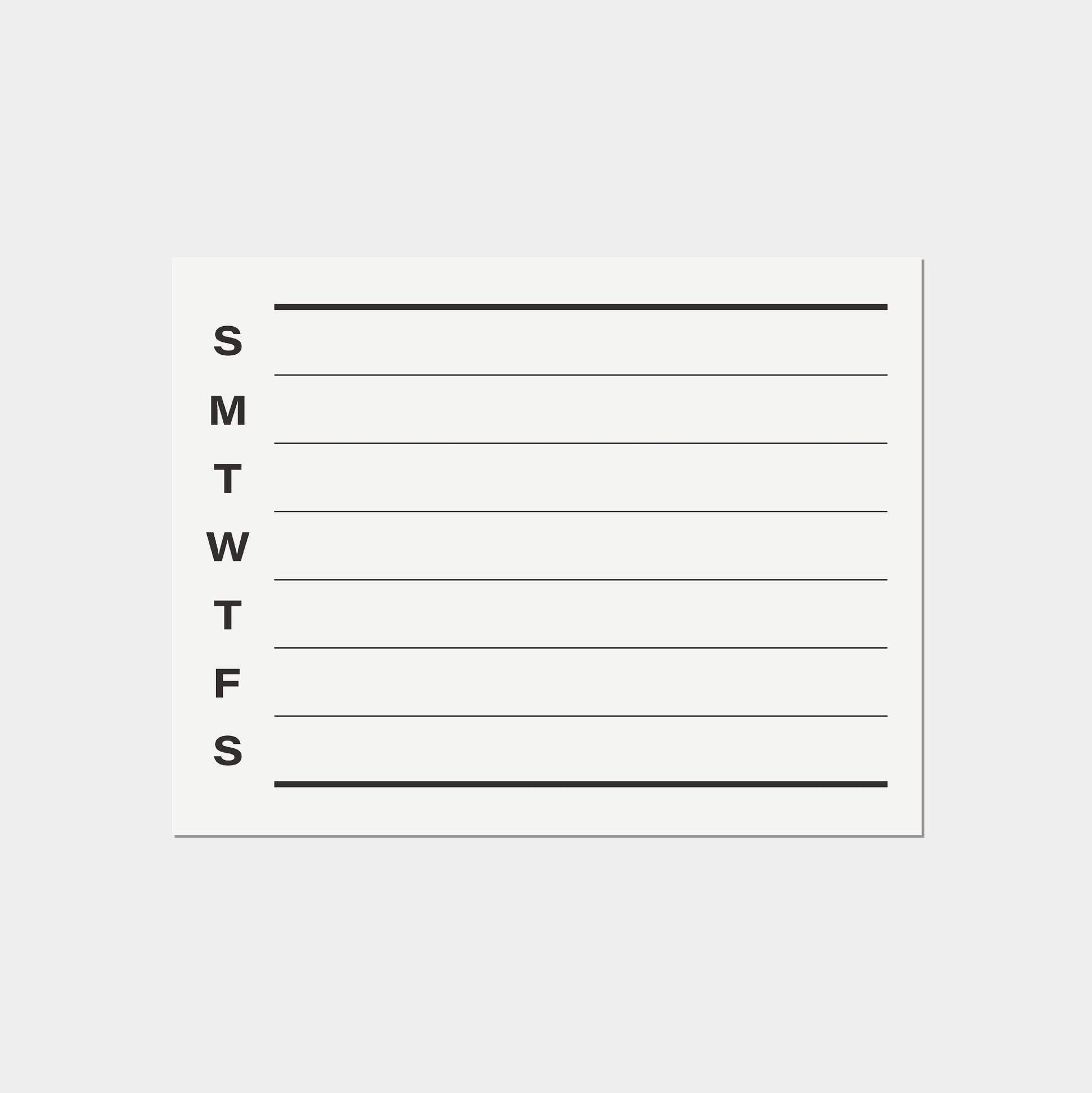 Weekly Planner Printable, Minimalist