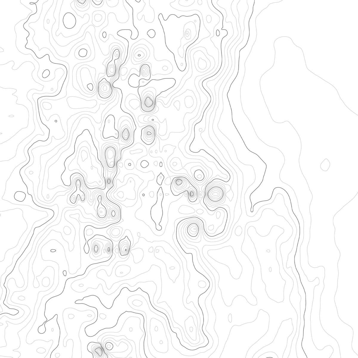 Mendoza Topographic Maps VII, Surface