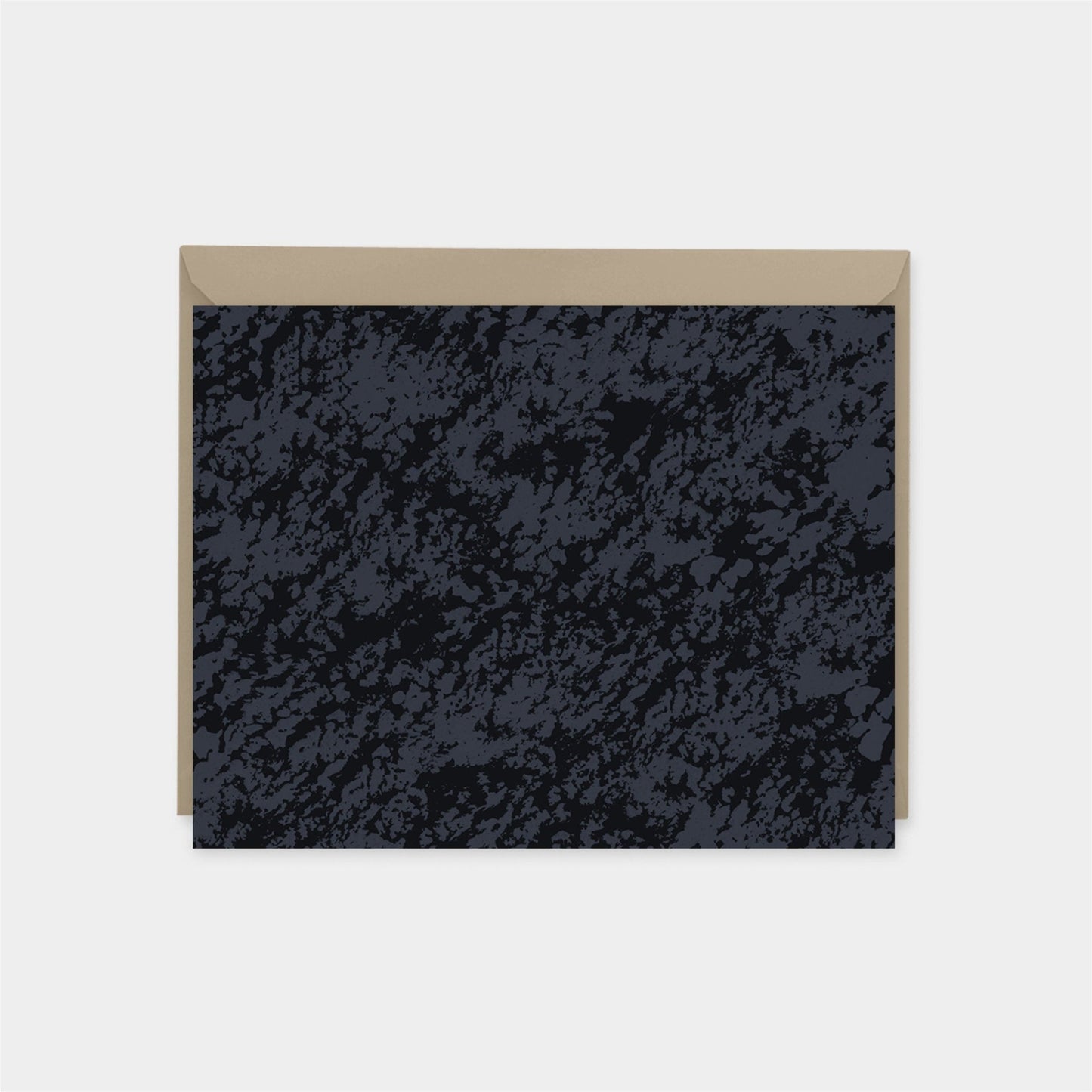 Ink Black Painted Texture Note Cards, Elegant Note Cards, The Design Craft