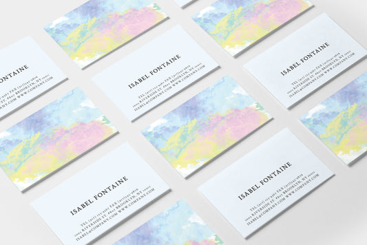 Clouds Business Card The Design Craft