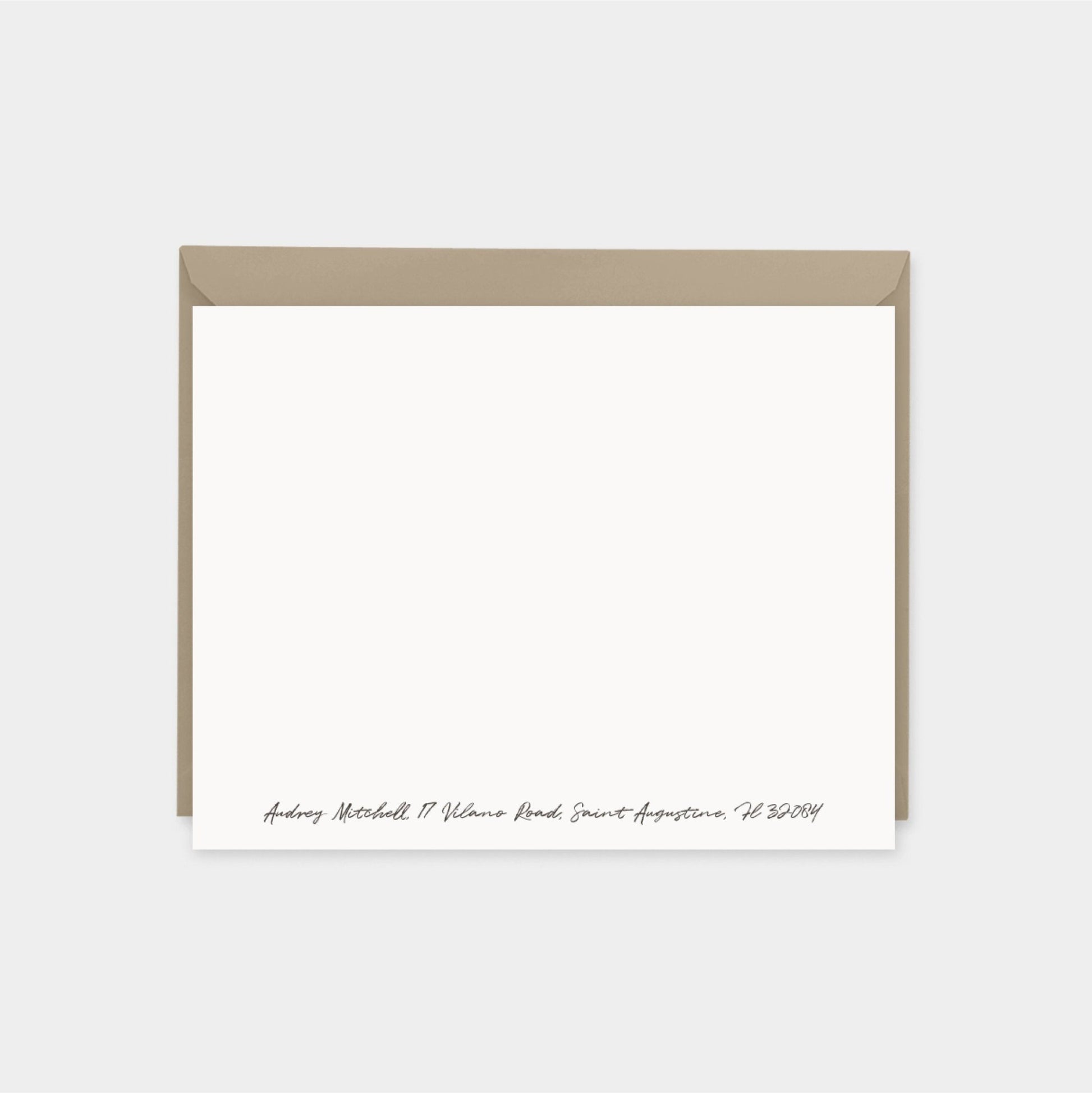 Light Pink Painted Texture Note Cards,