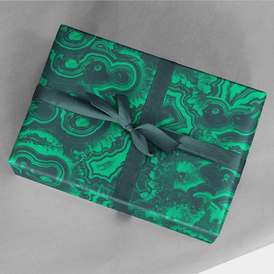 Malachite Gift Wrap The Design Craft