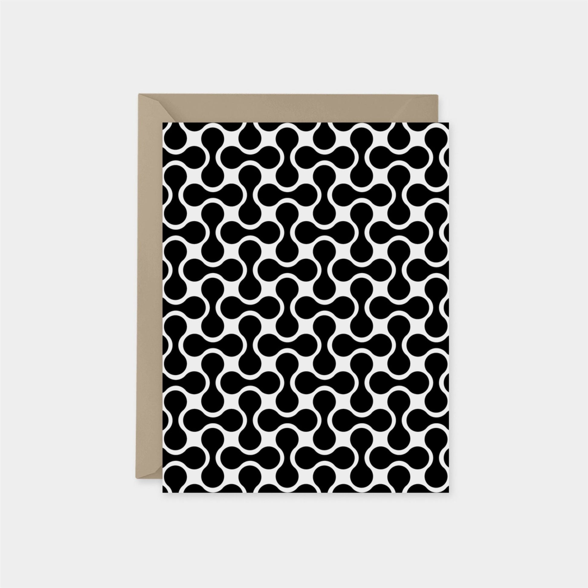 Minimal Modern Black and White Card VII The Design Craft
