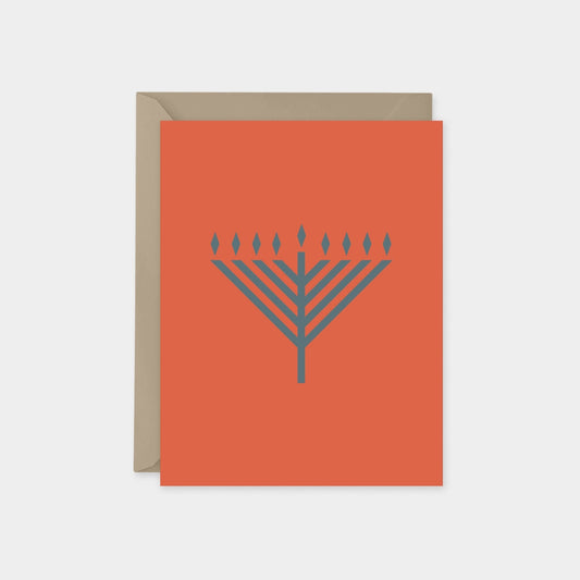 Minimalist Holiday Hanukkah Card No. 3,