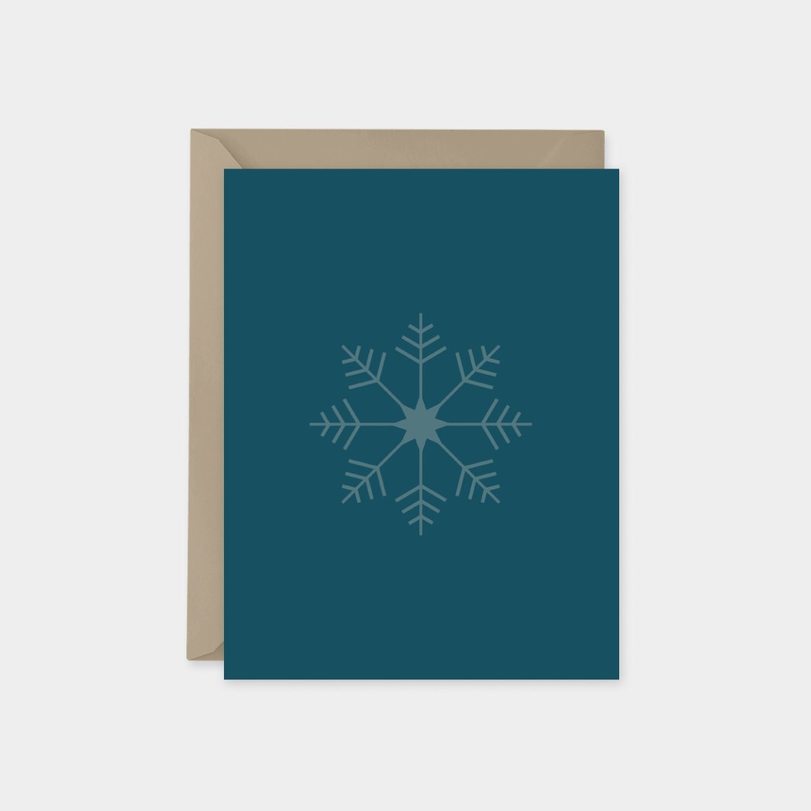 Minimalist Modern Holiday Snowflake