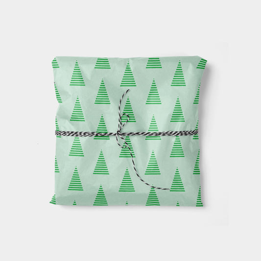 Modern Holiday Tree Gift Wrap The Design Craft