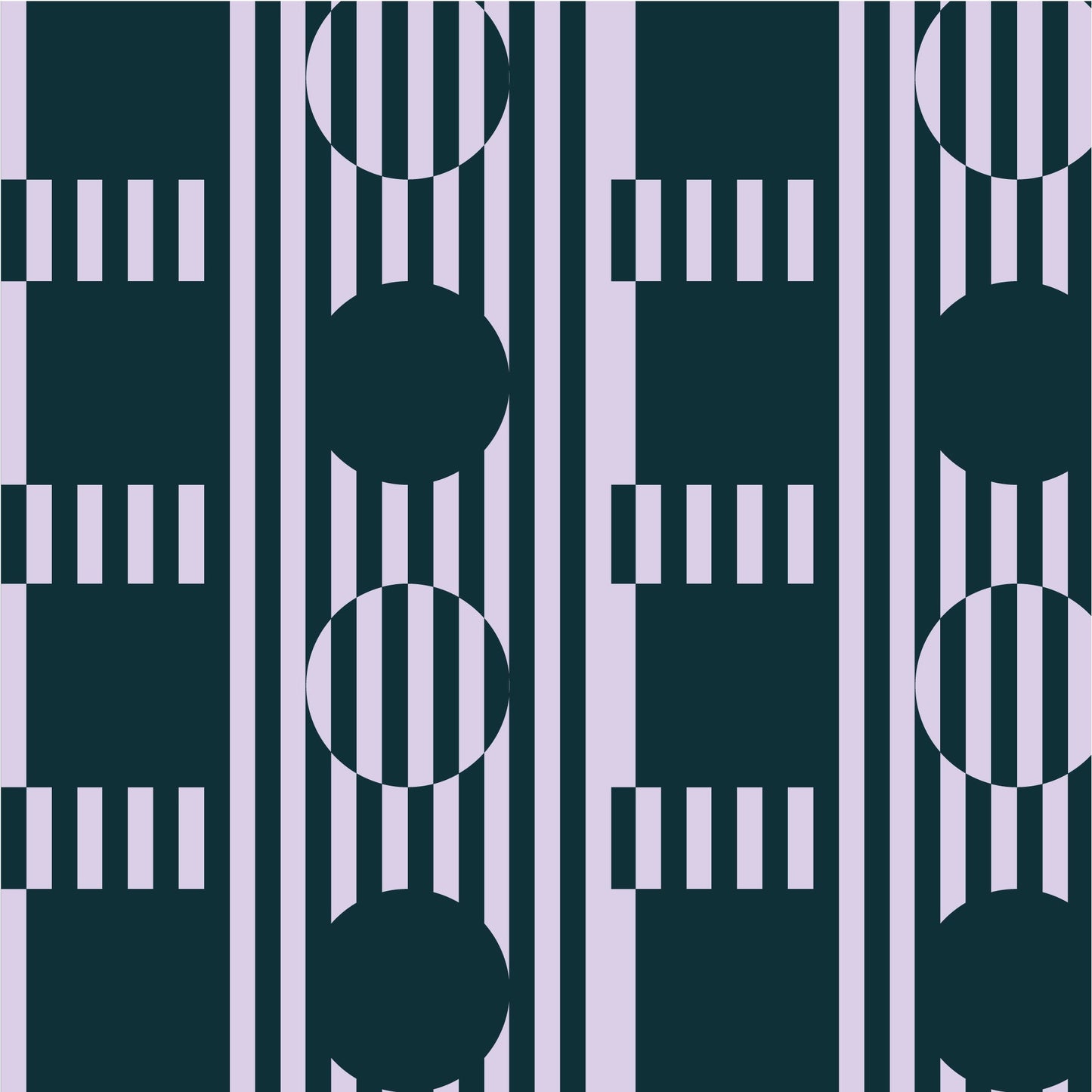 Modern Striped Geo Wrapping Paper