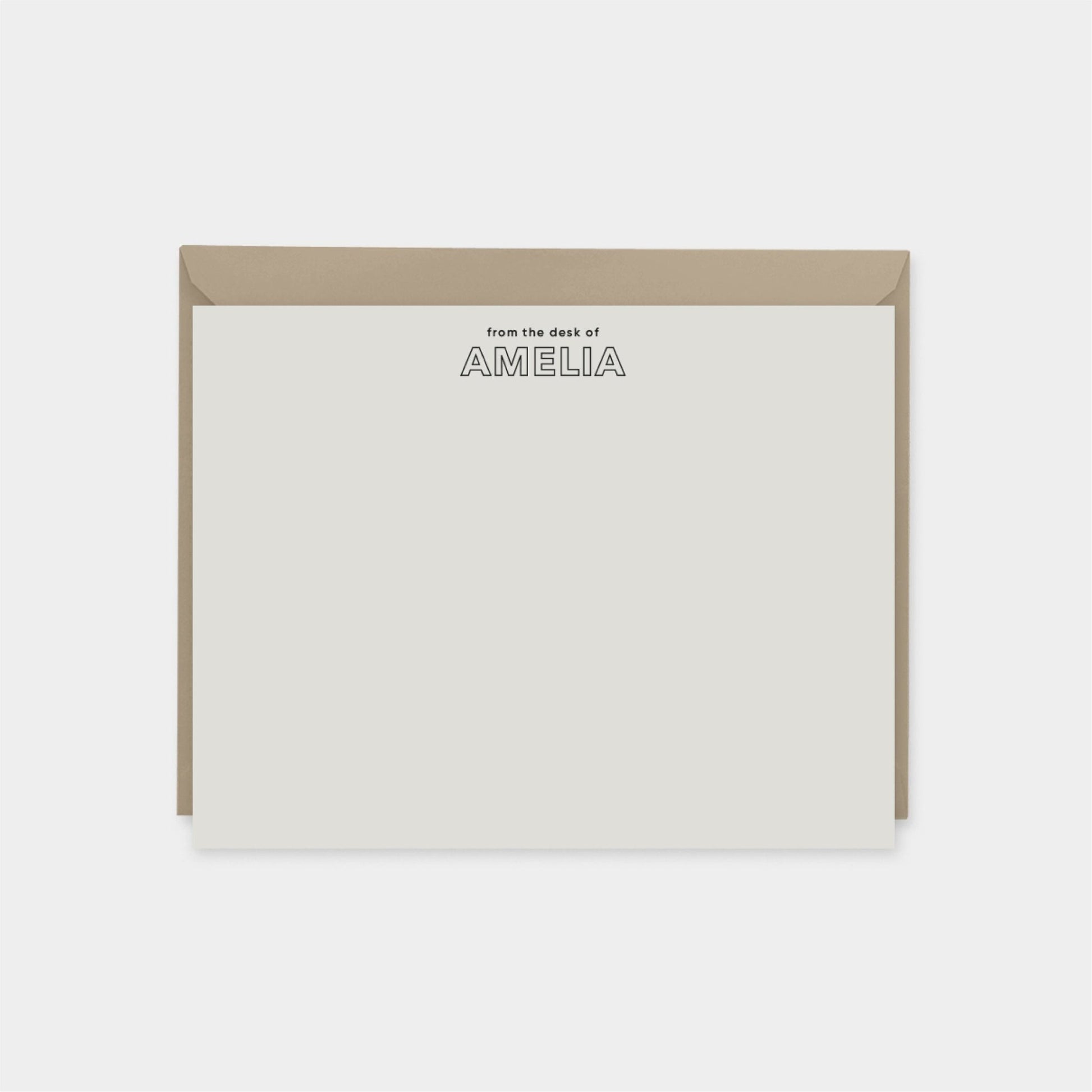 Modern Thank You Note Cards, Stylish
