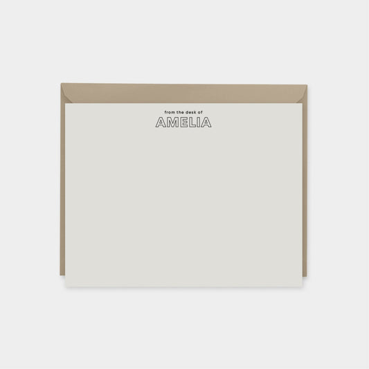 Modern Thank You Note Cards, Stylish