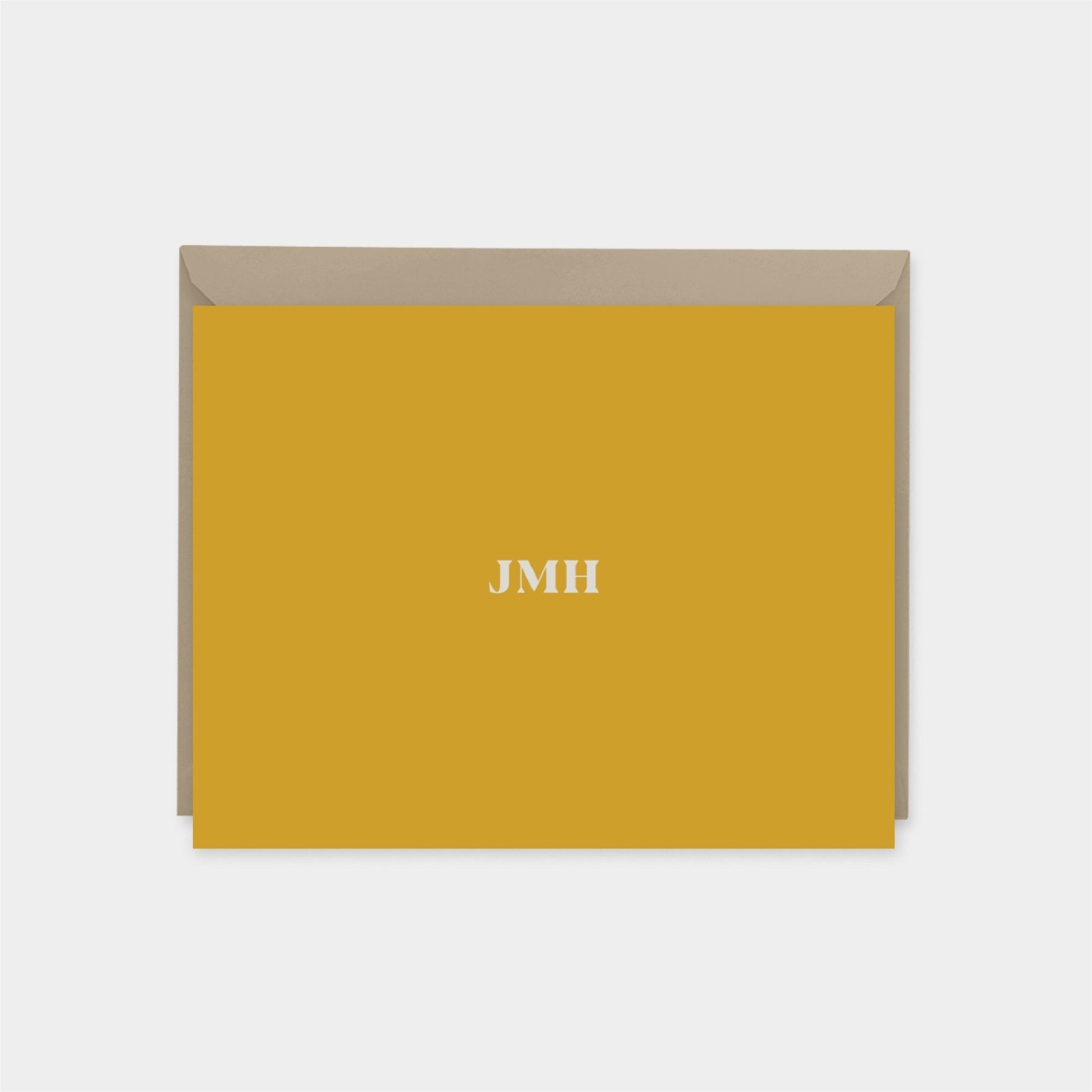 Monogram Note Cards II, Classic Colorful