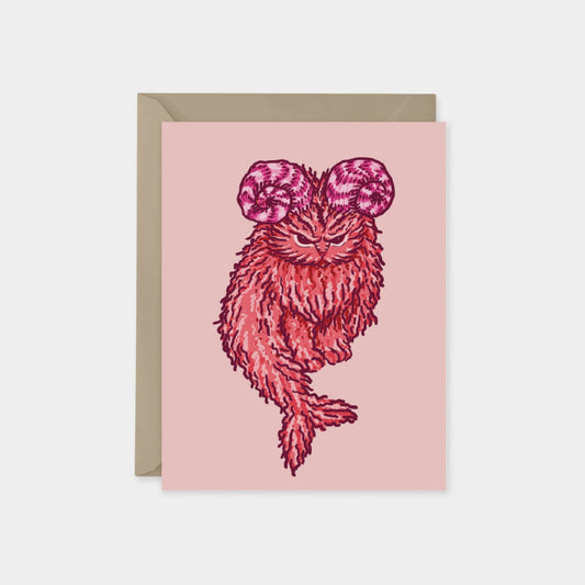 Mythological Creatures Card, Spirit Animal Card, Illustrated The Design Craft