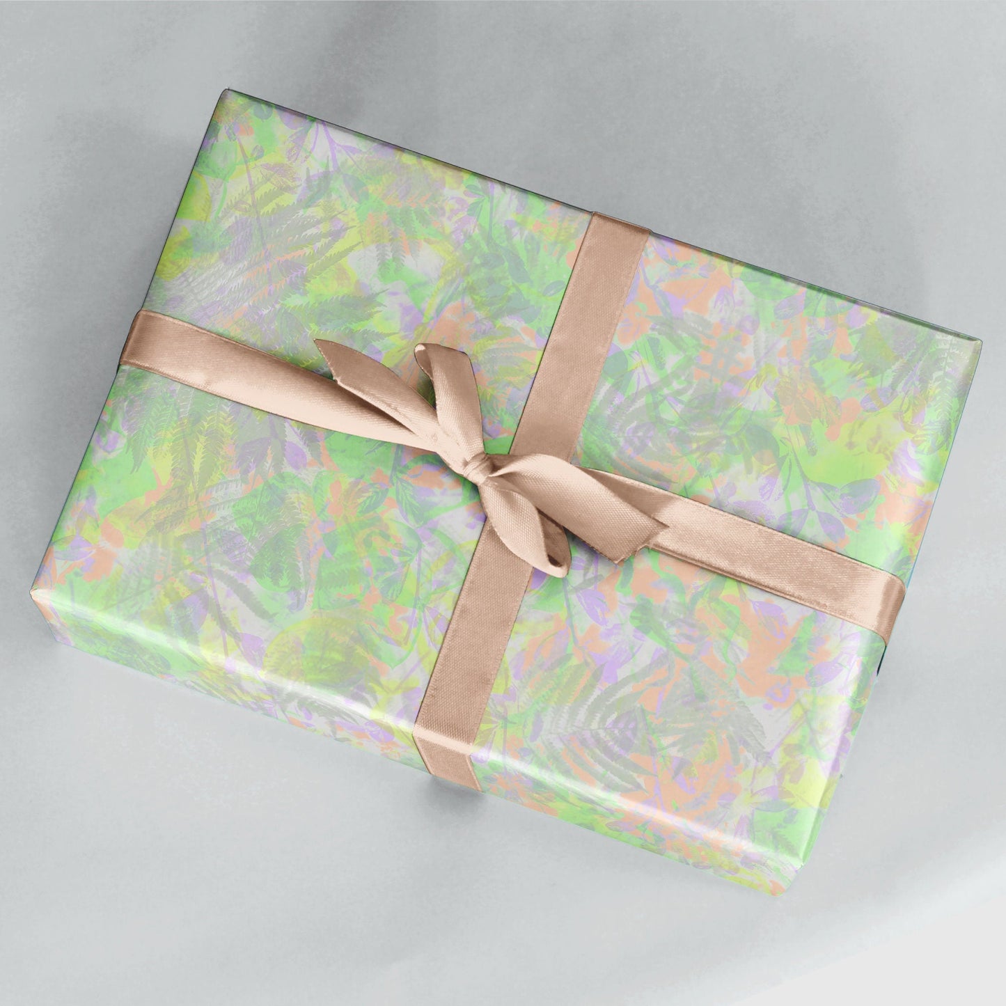 Neon Tropical Gift Wrap
