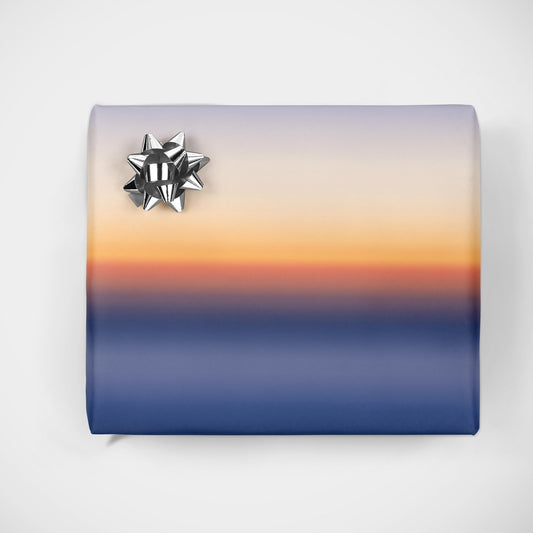 Over the Ocean Gradient Wrapping Paper The Design Craft