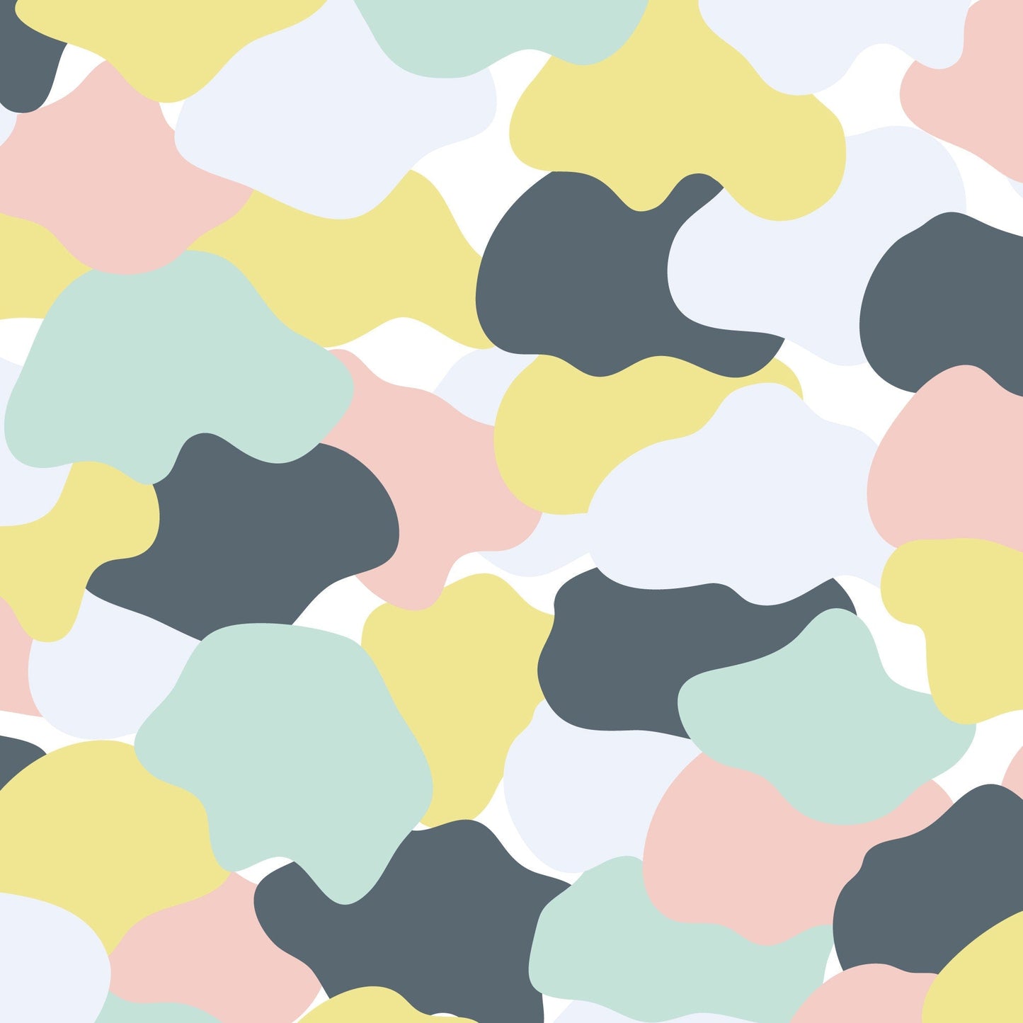Pastel and Gray Pop Camo Gift Wrap