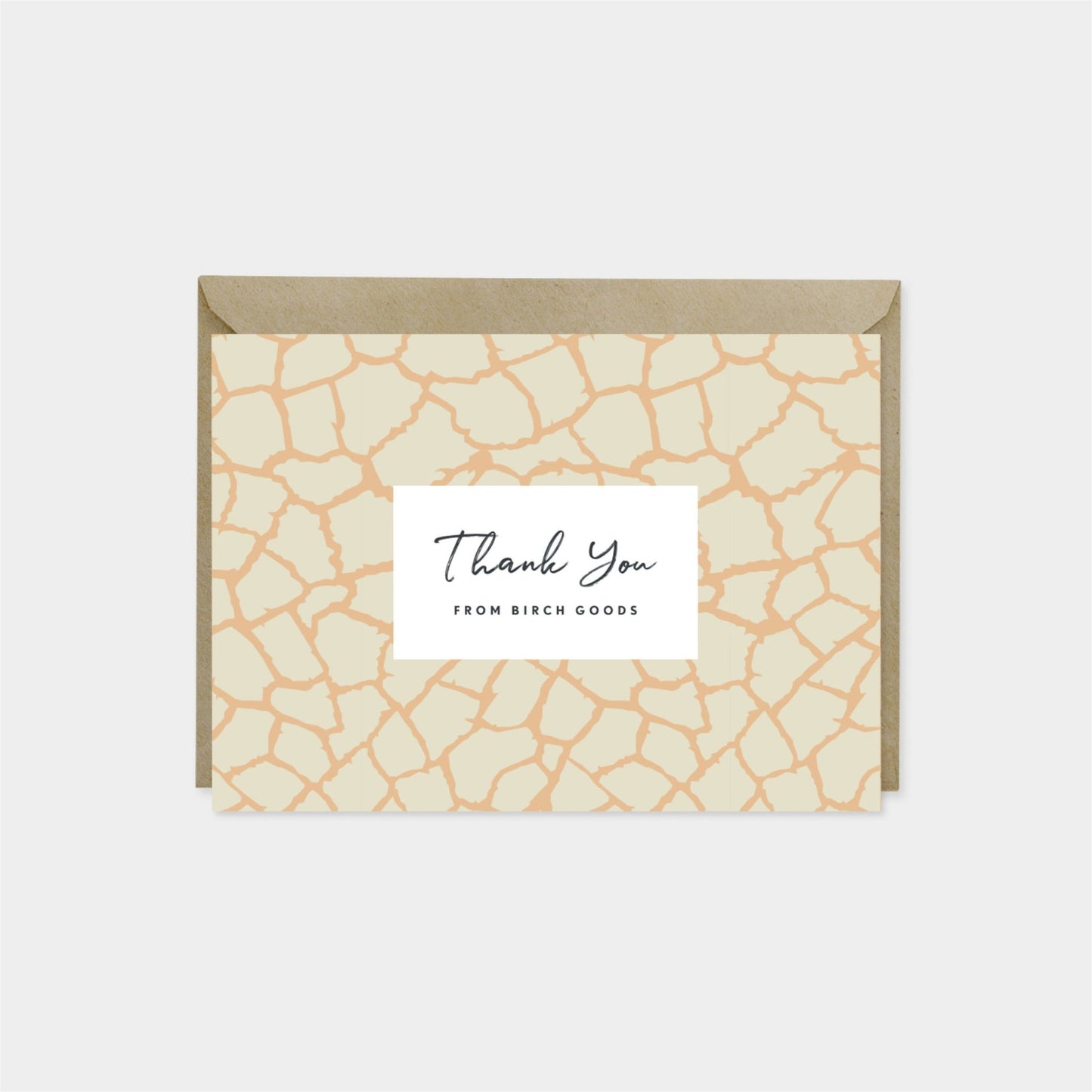 Pattern Thank You Card VI, Designer Thank You, Colorful The Design Craft