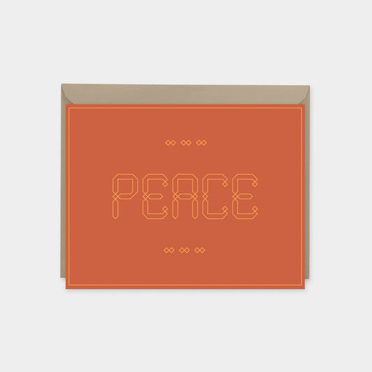 Peace Cards, Moroccan Design Card Set, Stylish Holiday The Design Craft