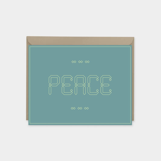 Peace Cards, Moroccan Design Card Set, Stylish Holiday The Design Craft