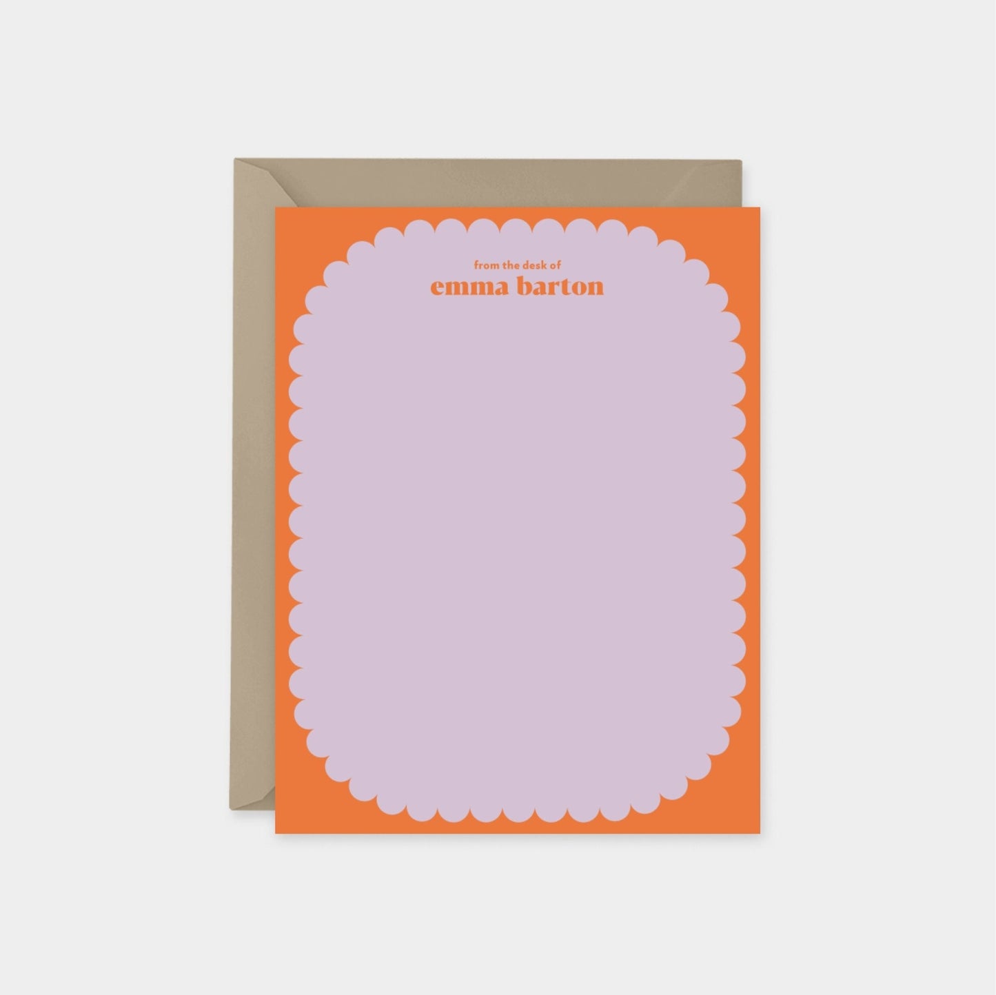 Personalized Colorful Note Cards with