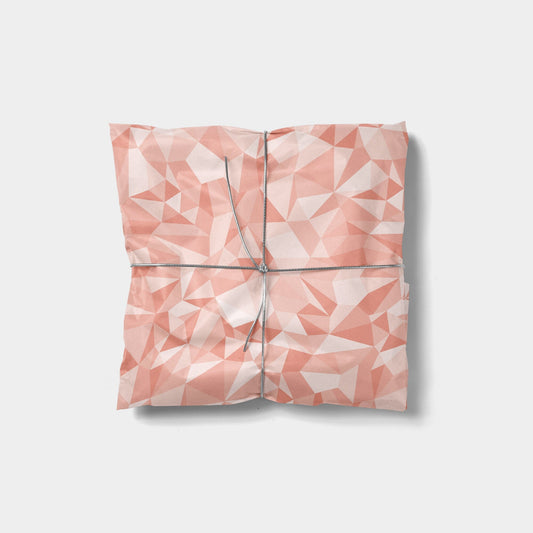 Pink Color Shards Gift Wrap The Design Craft