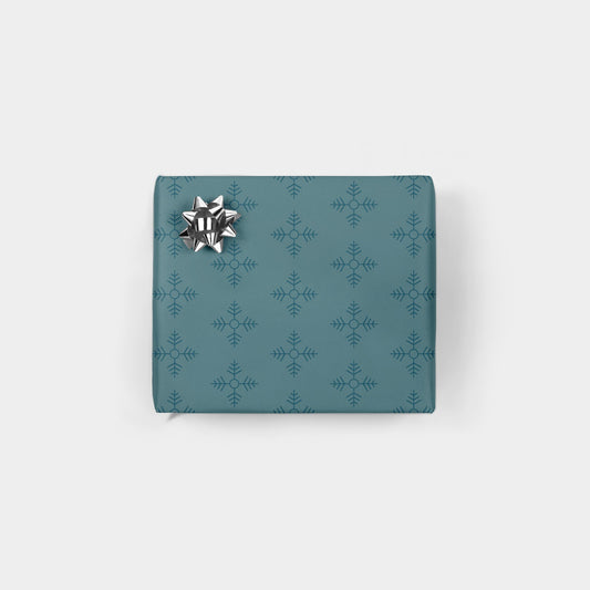 Snowflake Holiday Gift Wrap The Design Craft