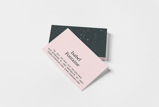 Speckle Business Card The Design Craft