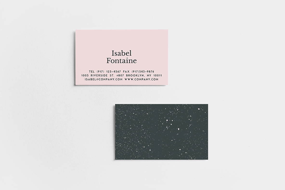 Speckle Business Card