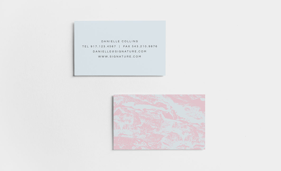 Pink & Blue Terrain Business Card