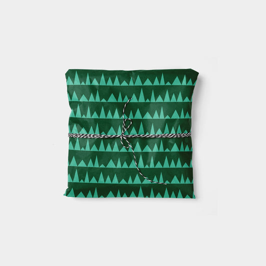 Triangle Wave Pattern Holiday Tree Gift